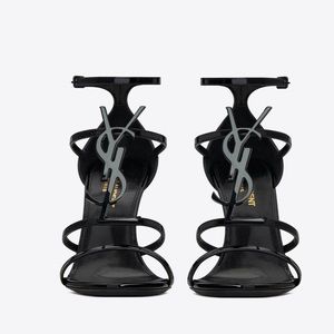 NEW YSL Casandra Heels with Black Monogram in GREAT Condition